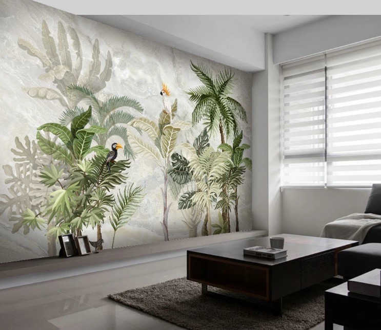 Tranh dán tường 3D Phòng ngủ đẹp BE098 - LINH ANH Deco
