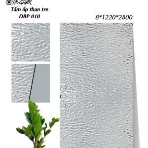 Tấm Ốp Sợi Than Tre  Sóng Nước Bạc