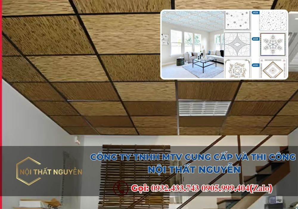 Trần nhựa 60x60 đang trở thành lựa chọn hàng đầu trong thiết kế nội thất hiện đại nhờ vào tính thẩm mỹ cao, độ bền vượt trội và chi phí hợp lý.