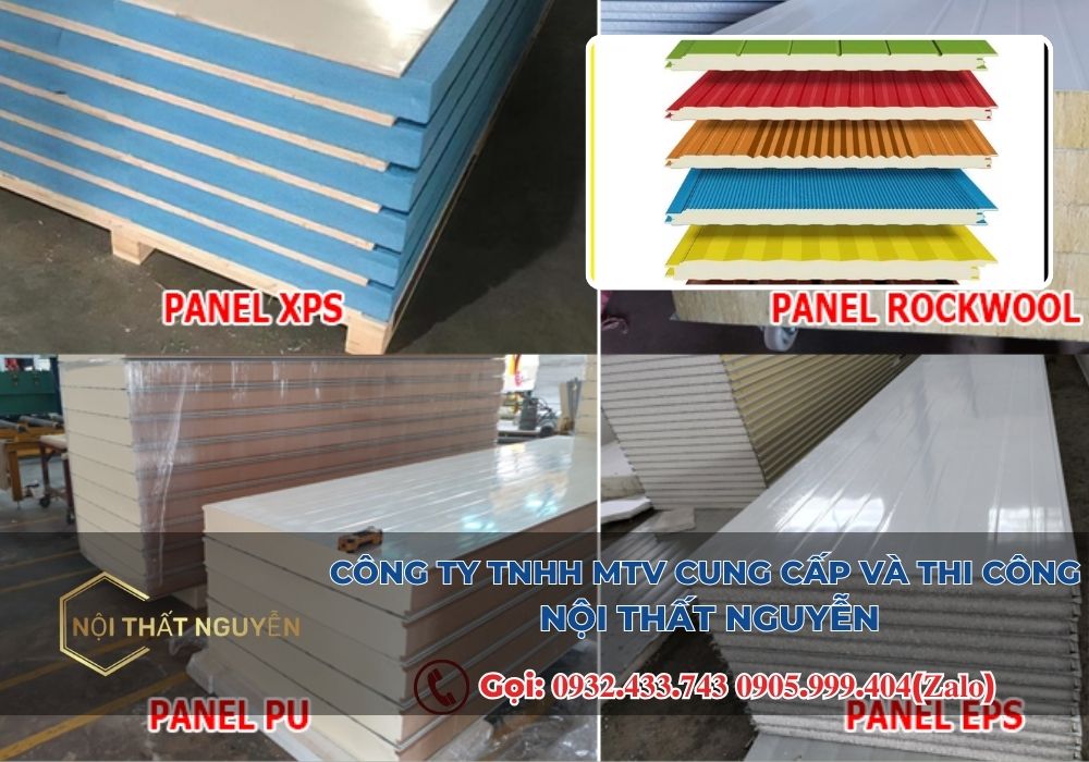 Tấm ốp panel được thiết kế để phục vụ các mục đích cách nhiệt, cách âm, chống cháy và nâng cao hiệu quả năng lượng cho công trình.