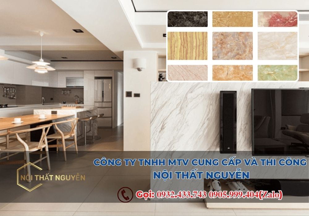 CÔNG TY TNHH MTV CUNG CẤP VÀ THI CÔNG NỘI THẤT NGUYỄN luôn sẵn sàng hỗ trợ quý khách trong việc tư vấn và cung cấp các sản phẩm tấm PVC vân đá chất lượng cao.