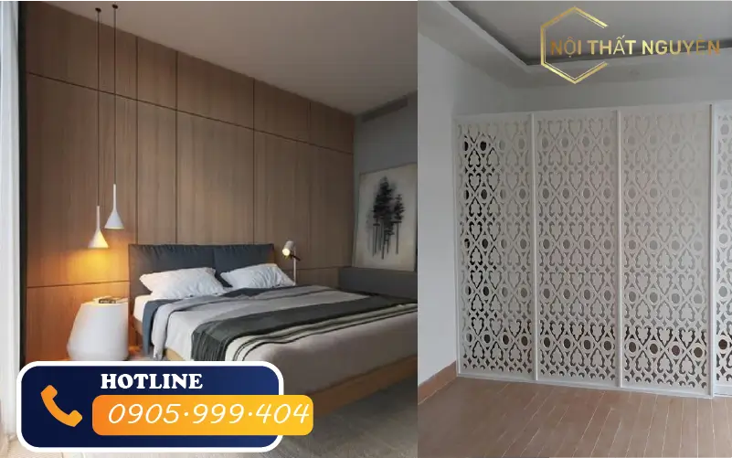 Tấm nhựa Picomat ốp tường làm vách ngăn