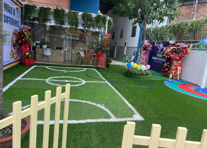 Cỏ nhân tạo tại Thanh Khê (1)