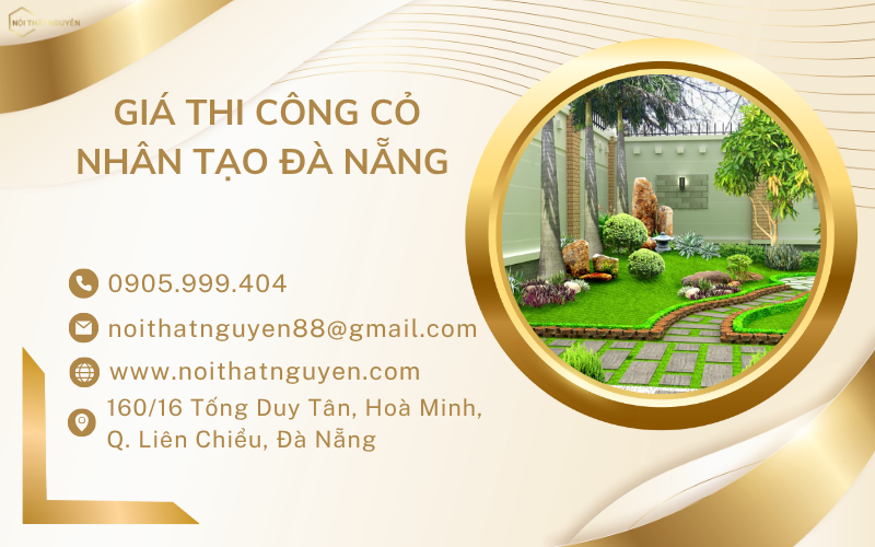 Giá thi công cỏ nhân tạo Đà Nẵng