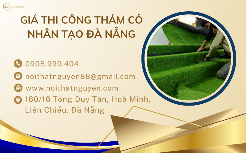 Giá thi công thảm cỏ nhân tạo Đà Nẵng