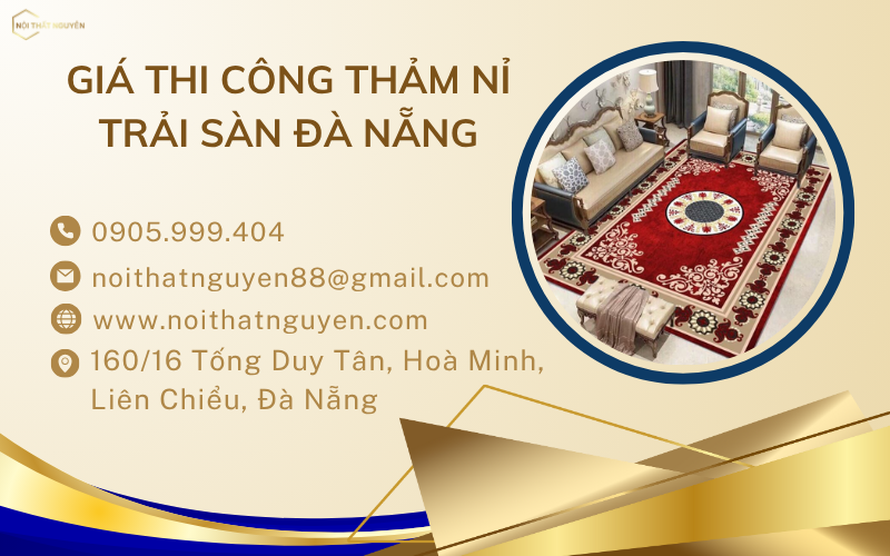 Giá thi công thảm nỉ trải sàn Đà Nẵng