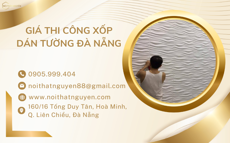 Giá thi công xốp dán tường Đà Nẵng