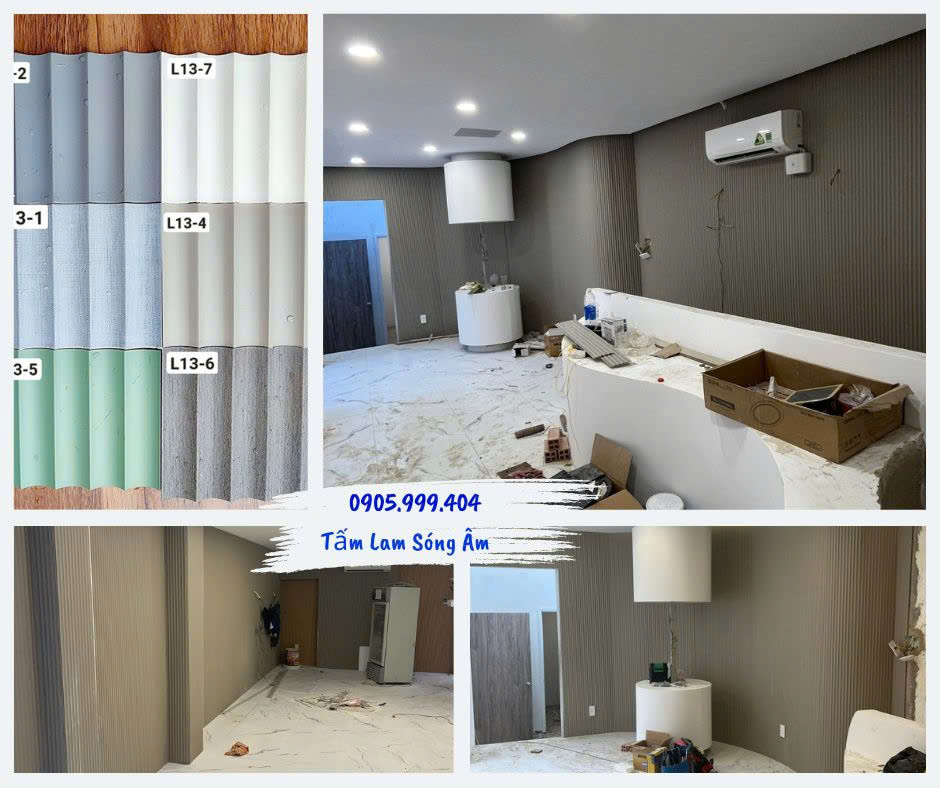 Với nhu cầu về không gian yên tĩnh, tính thẩm mỹ cao, thi công tấm ốp lam sóng âm tại Đà Nẵng là giải pháp tối ưu cho nhà ở, quán café, văn phòng và các công trình cần tiêu âm – cách âm hiệu quả.
