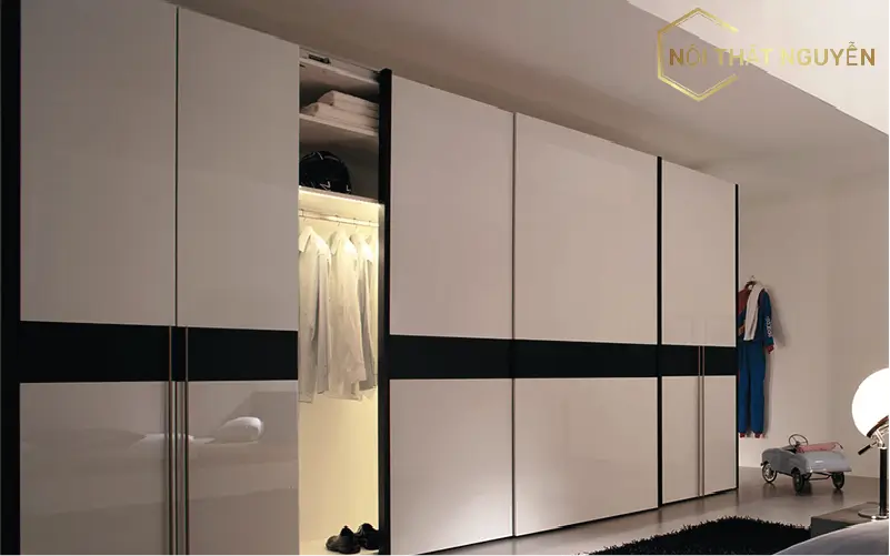tấm nhựa picomat tủ quần áo cửa kéo