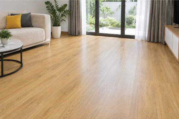 Sàn Cốt Xanh Chống Ẩm Vân Sồi Vàng