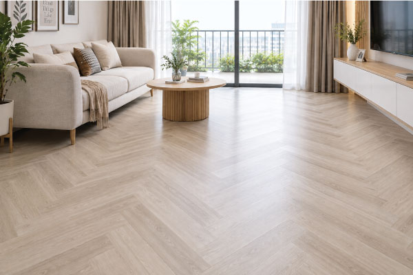 Sàn Xương Cá Sồi Trắng Phong Cách Scandinavian